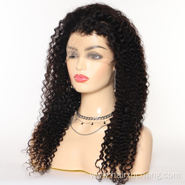 wholesale 13*6 lace front wig human hair wigs for black women 20 inch 210% density natural lace front wigs human hair lace front